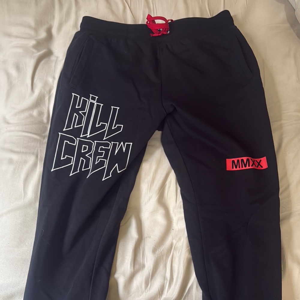 Kill Crew Black Kids Joggers